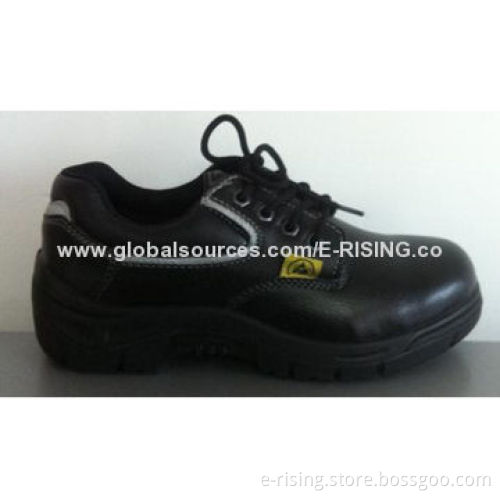 Anti-static PU safety shoes, available in white/black